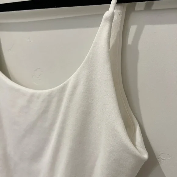 Privacy Please Bara Bodysuit in White Low Back Bodysuit sz Small - Picture 6 of 7